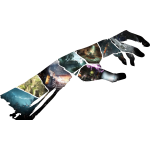 POSTER ZOMBIE HAND CUT BY CRAFTDANIMATION