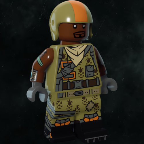 LEGO AERIAL ASSAULT TROOPER 001 SIGNATURE CUT