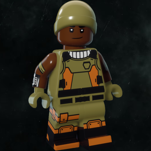 LEGO AERIAL ASSAULT TROOPER 002 BASE CUT