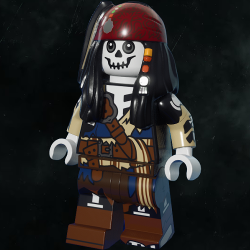 LEGO JACK SPARROW 002 CURSED CUT