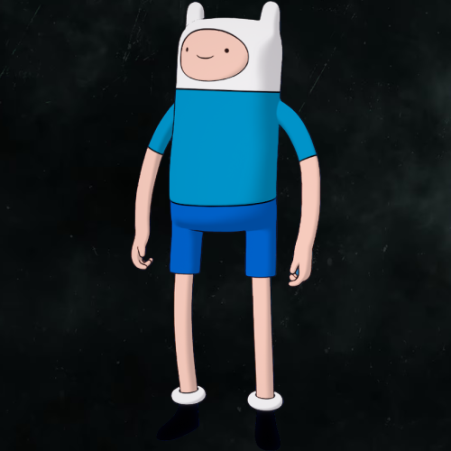FINN THE HUMAN 002 GRADIENT CUT BY CRAFTDANIMATION