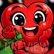 Heart emote preview