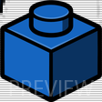 Lego Brick emote preview