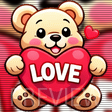 Love Bear emote preview