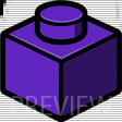 Lego Brick emote preview