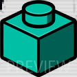 Lego Brick emote preview