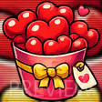 Bucket Of Hearts emote preview